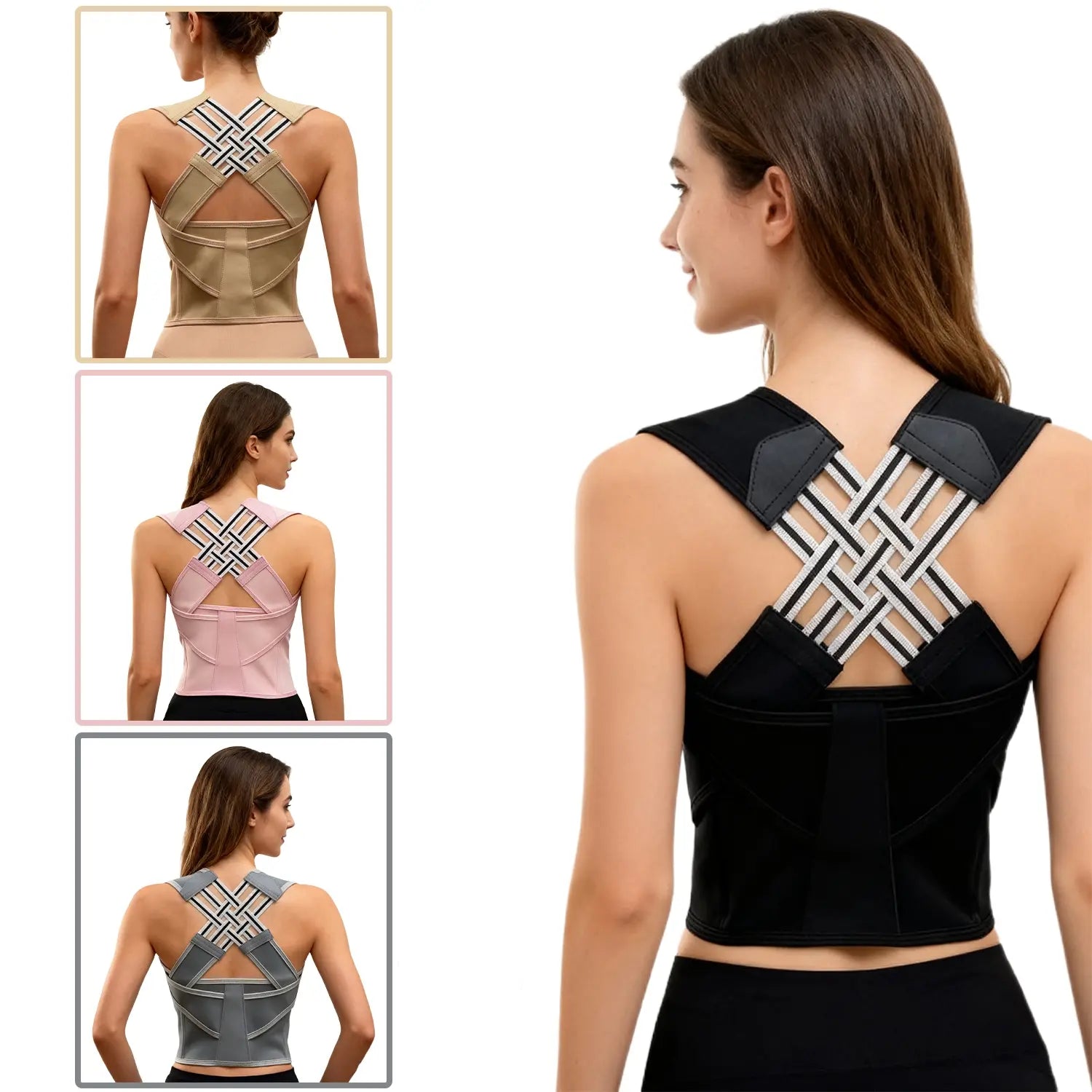 Unisex 2.0 Waist Trainer & Posture Corrector - Ultimate Back Support Brace for Men, Women & Teens