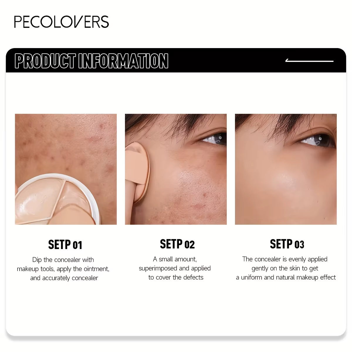 Ultimate Waterproof Concealer Palette for Acne Marks & Dark Circles - Long Lasting & Moisturizing Face Makeup