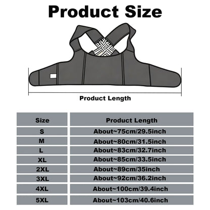 Unisex 2.0 Waist Trainer & Posture Corrector - Ultimate Back Support Brace for Men, Women & Teens