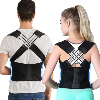 Unisex 2.0 Waist Trainer & Posture Corrector - Ultimate Back Support Brace for Men, Women & Teens