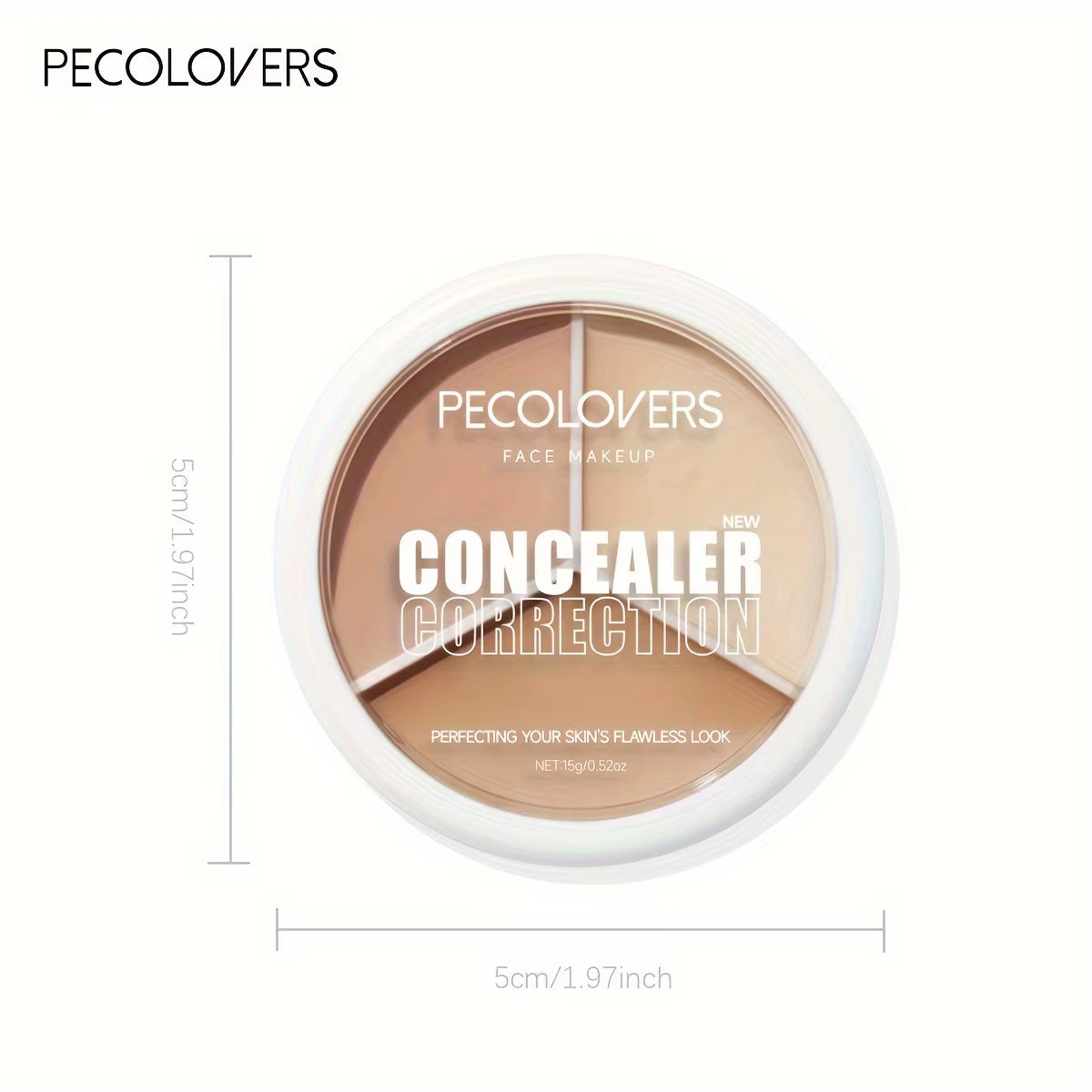 Ultimate Waterproof Concealer Palette for Acne Marks & Dark Circles - Long Lasting & Moisturizing Face Makeup