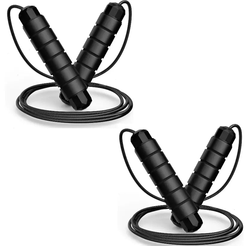 Pro Speed Adjustable Jump Rope - Tangle-Free Skipping Rope with Smooth Ball Bearing, Ergonomic Handles for All Ages - Perfect for Home, School & Gym Workouts