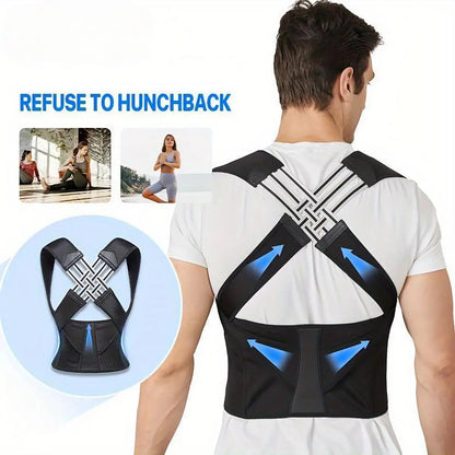 Unisex 2.0 Waist Trainer & Posture Corrector - Ultimate Back Support Brace for Men, Women & Teens
