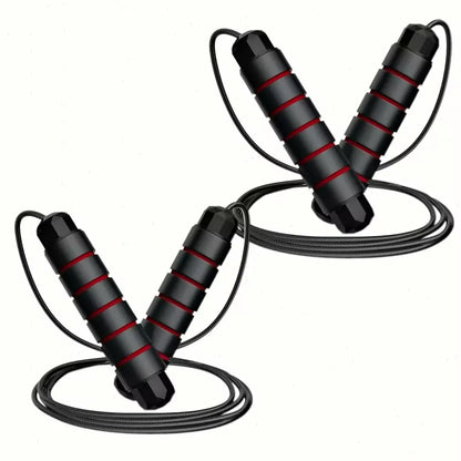 Pro Speed Adjustable Jump Rope - Tangle-Free Skipping Rope with Smooth Ball Bearing, Ergonomic Handles for All Ages - Perfect for Home, School & Gym Workouts