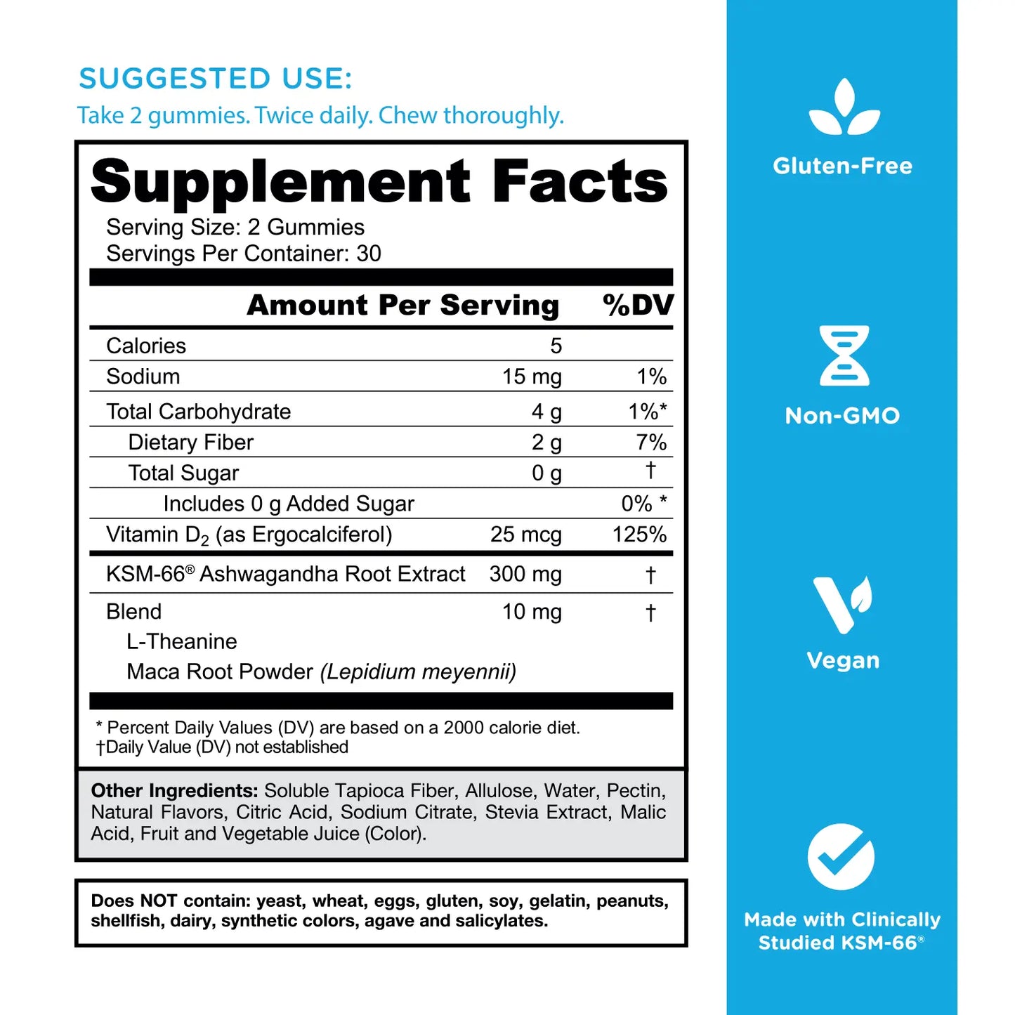 Zero Sugar Best Seller Trio: 3-in-1 Apple Cider Vinegar Gummies with Probiotics, Vitamin B12 & Ashwagandha - Vegan, Gluten-Free, Non-GMO!